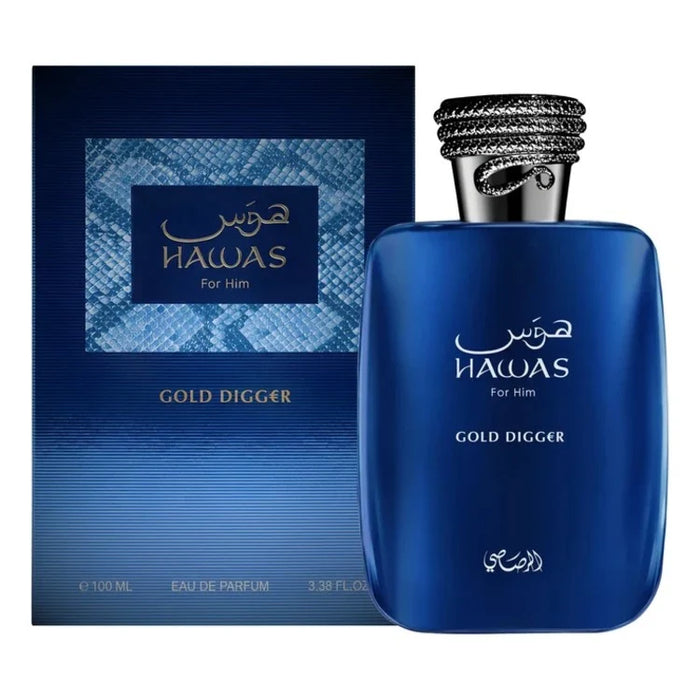Rasasi Hawas Gold Digger 100ml EDP - View 2 | Al Rashid Perfumes Qatar
