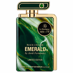 Le Bonheur Black Cavalier Emerald 100ml - View 2 | Al Rashid Perfumes Qatar