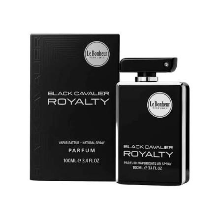 Le Bonheur Black Cavalier Royalty 100ml | Al Rashid Perfumes Qatar