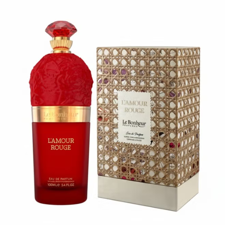 Le Bonheur L'Amour Rouge 100ml - View 2 | Al Rashid Perfumes Qatar
