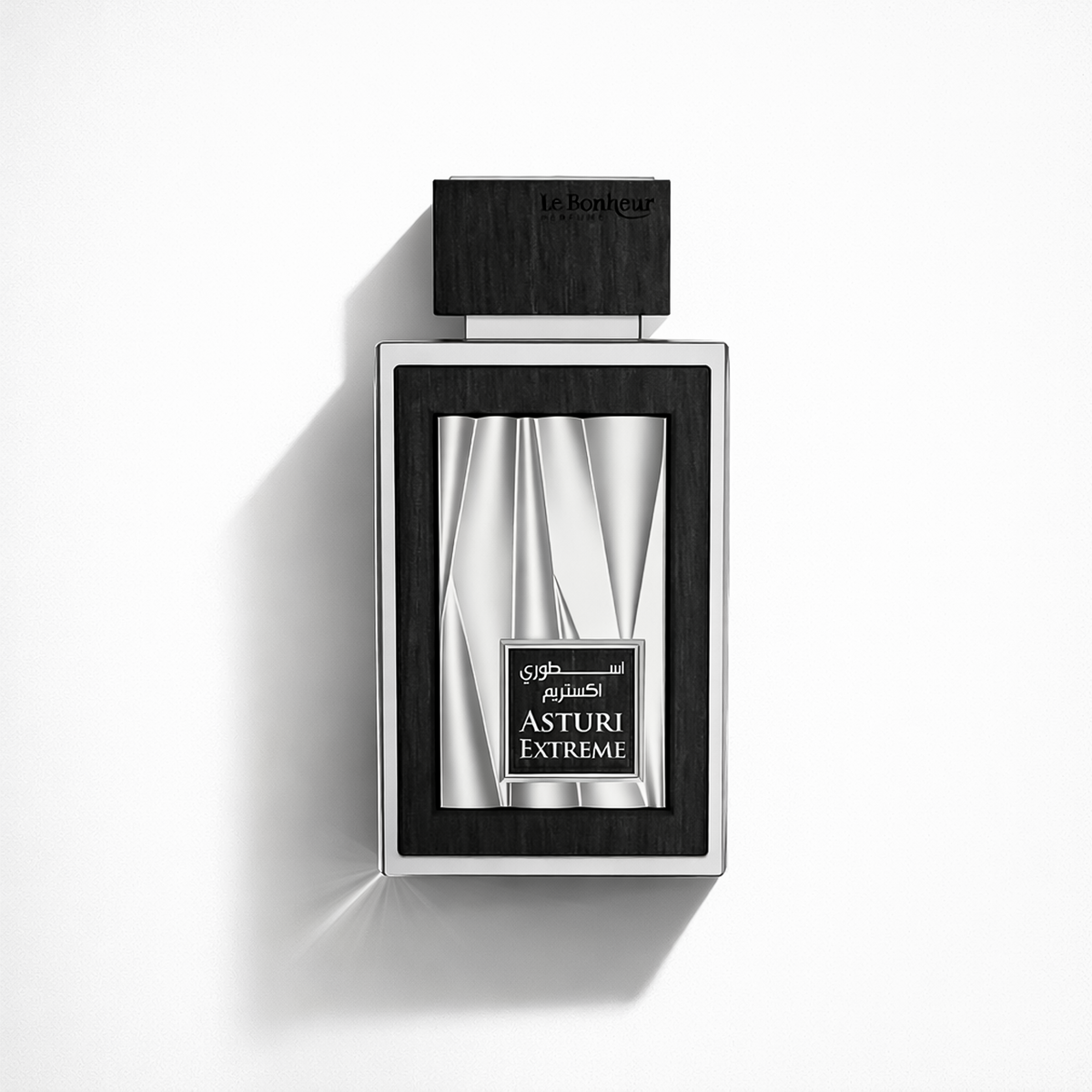 Al Rashid Perfumes Qatar – Le Bonheur Asturi Extreme 100ml EDP, a luxurious perfume with an elegant bottle and sophisticated fragrance desig
